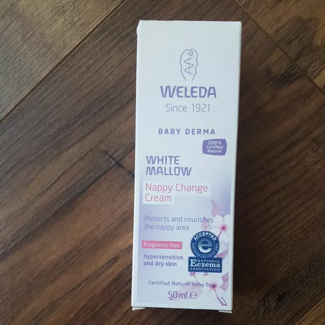 White Mallow Baby Derma Nappy Change Cream 50ml (Weleda) NEW IN BOX