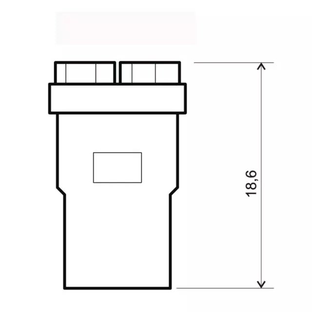 Coppia Lampade Led T10 W2.1X9.5D 4Led Blu