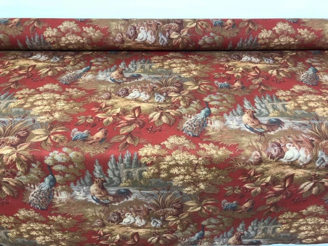 Vintage Chateau  Hens Chicken Cotton 140cm wide  Curtain/Craft Fabric