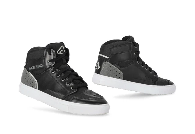 Acerbis CE Lock scarpe sneaker moto urban touring stivali nero