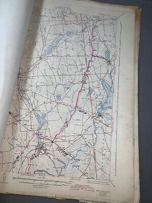 USGS Topographical Geological Survey Quadrangle Maine Vintage 40+ Maps 9