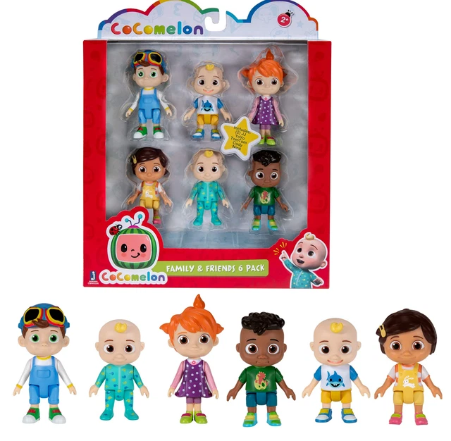 FAMILY 6 Pack Set Figures Dolls Two Baby JJ TomTom & YoYo 68