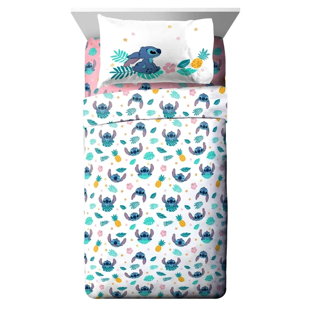 Disney Lilo & Stitch "Hawaiian Denim" 4pc Full Sheet Set
