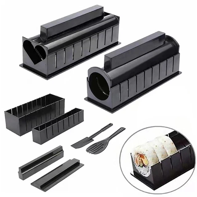 DIY Sushi Maker Set Reis Küchen Sushi Herstellung Kit Rollematte für Anfänger