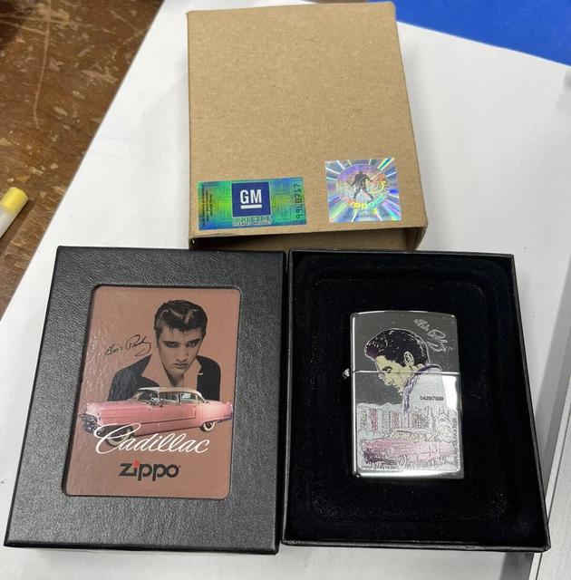 Zippo 2009 Elvis Presley Pink Cadillac Limited Edition Lighter Unfire In Box C13