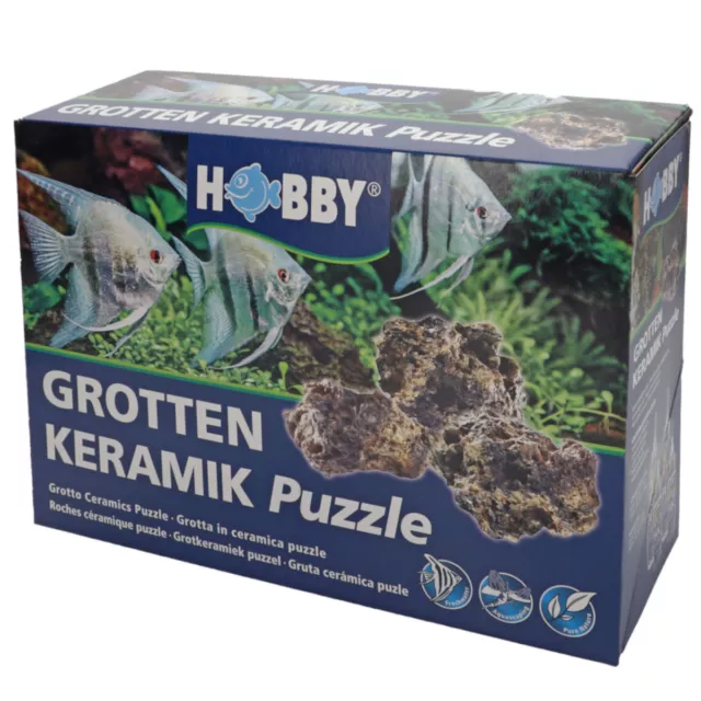 Hobby Grottenpuzzle-Keramik, 1 KG - Aquarium Décoration Aménagement Accessoire