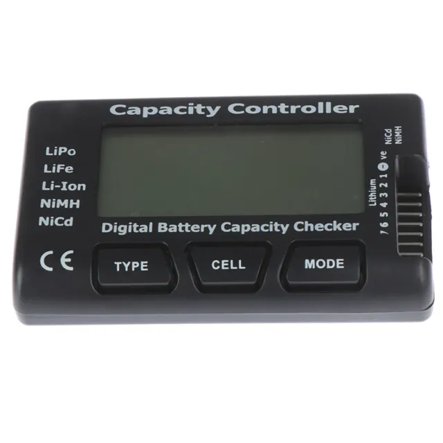 1Pc Digital battery capacity controller checker for NiMH Nicd LiPo LiFe Li-ion