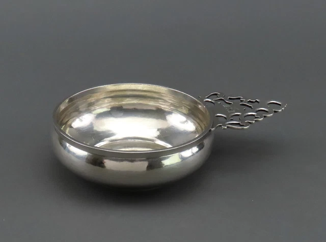 Great 1921 Arthur Stone Sterling Silver Porringer Pierced Handle Arthur Hartwell