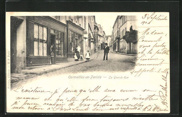 CPA Cormeilles-en-Parisis, La Grande-Rue