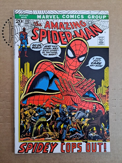 Amazing Spiderman #112  HIGH GRADE Bronze Age 1972 COMBINE SHIPPING