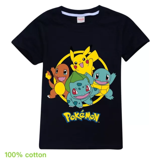 Pikachu Ring Unisex Kid's T Shirt 100% Cotton AU Shop