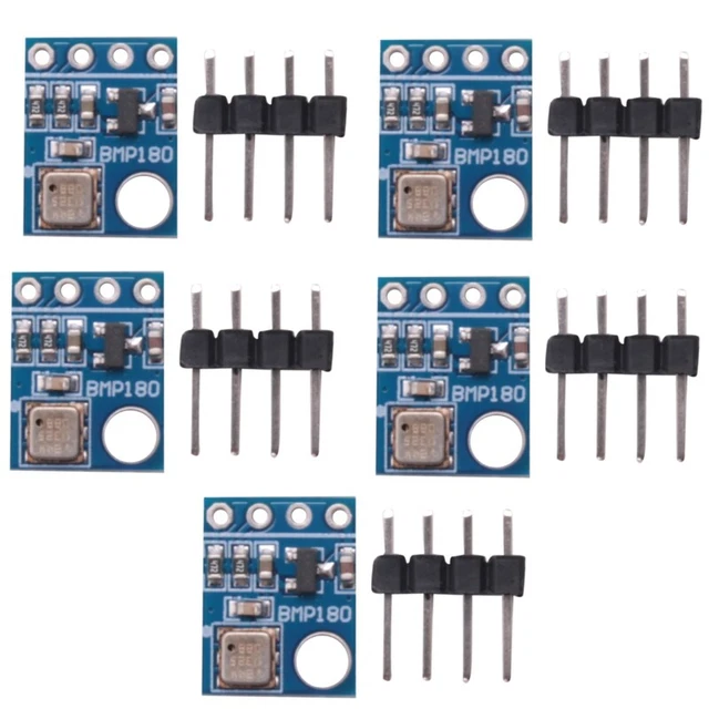 5Pcs GY-68 BMP180 Barometric Pressure Temperature Sensor Module Replace5552