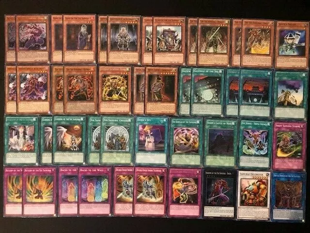 Yugioh Six Samurai Deck- Fuma- Gateway Of The Six- Temple- Shien- Cunning Nm