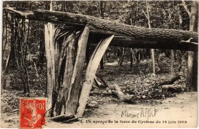 CPA HOUSES ALFORT A glimpse of the force of cyclone 1908 (600300)