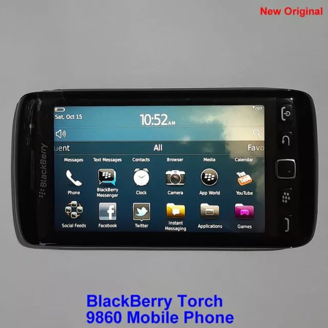 100% Genuine New BlackBerry Torch 9860 3G WiFi GPS 5MP 4GB Unlock Mobile Phone 3