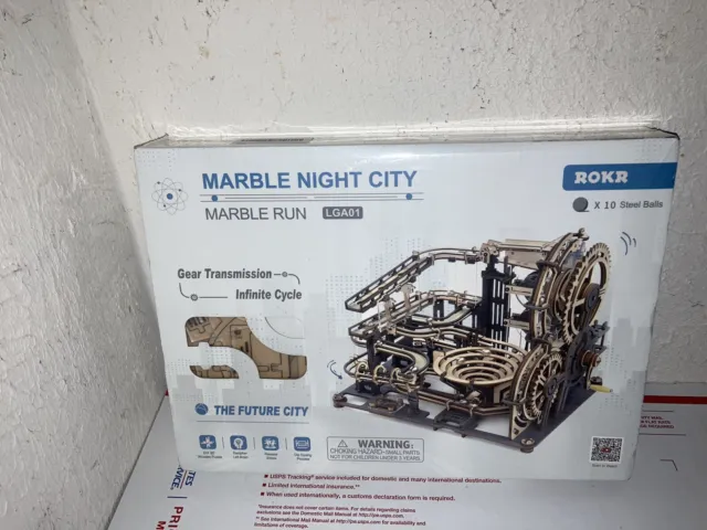 Rokr Marble Night City Marble Run Lga01  Diy 3D New Sealed Parts