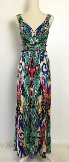 Eci New York Multi Color Dress Size 4