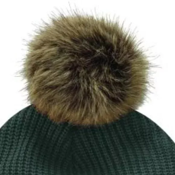 Carhartt Hat Pom Beanie Fleece Lined - Elm 3