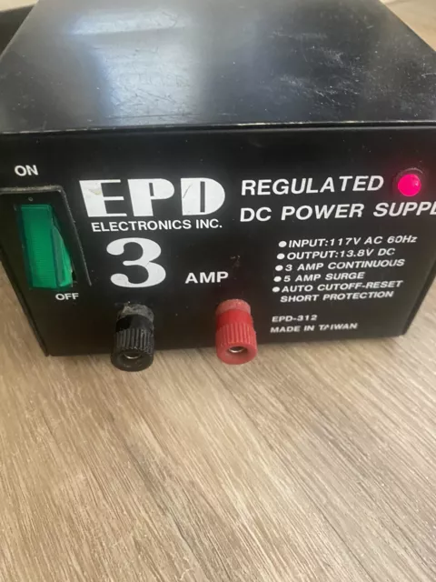 EPD-312, 117 V AC - 13.8 Volt DC, 3 Amp