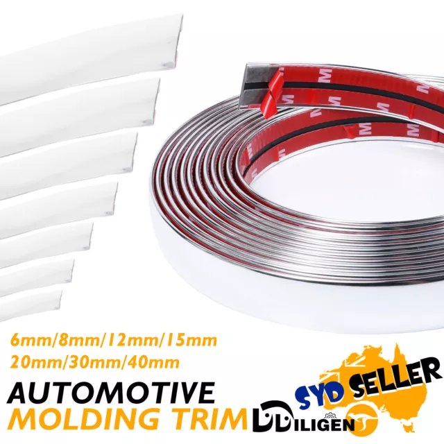 Chrome Moulding Trim Strong Adhesion  Vehicle Decoration Protection Cover Strip