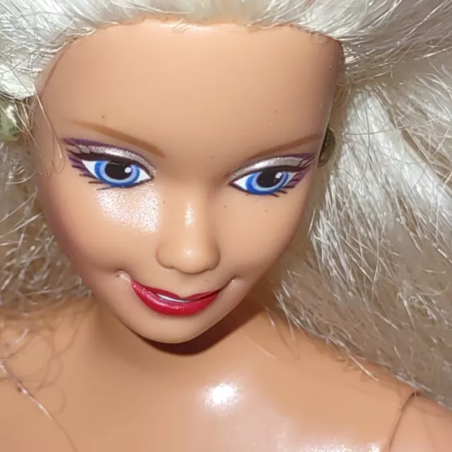 Mattel Barbie Caucasian Blonde Hair Blue Eyes Nude Doll Bhble1 D1 8 96 Picclick