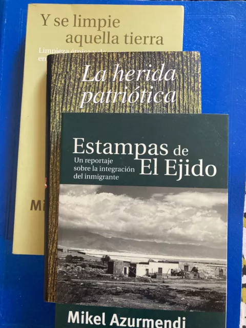 lote de 3 libros de MIKEL AZURMENDI