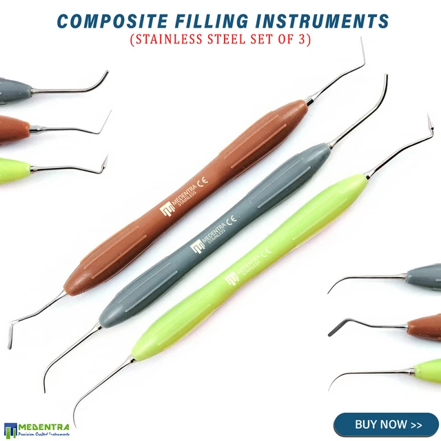 DENTAL COMPOSITE RESIN Amalgam Filling Instruments Restoration Silicon
