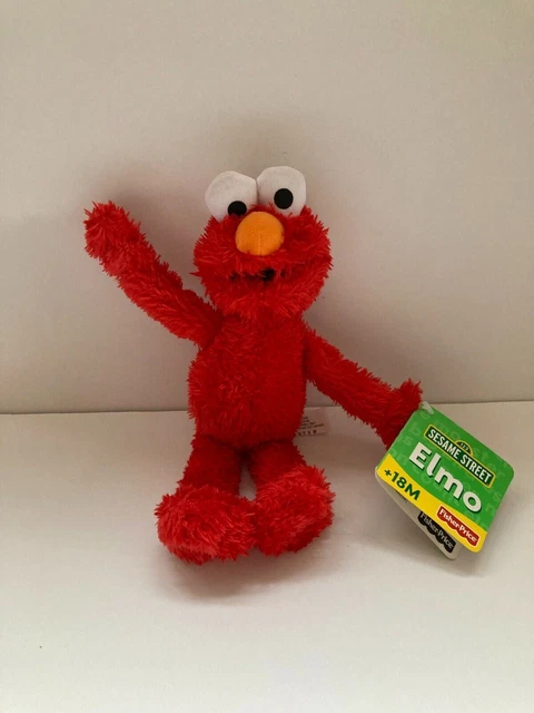FISHER PRICE Mattel 2005 ELMO Red Sesame Street 9" Stuffed Plush