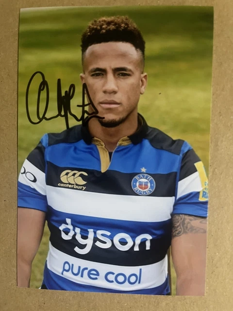 Anthony Watson - Bath Rugby Signed 6x4 Photo