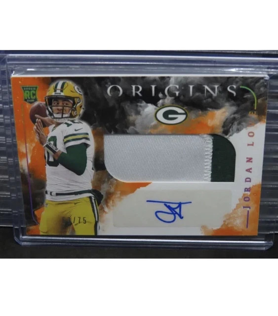 2020 Panini Origins Jordan Love jumbo patch auto rookie orange /75. Get It Now