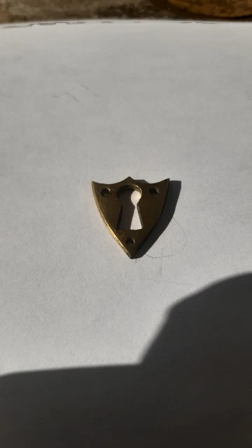 ANCIENNE ENTREE DE Serrure Louis Philippe En Laiton/ Bronze EUR 3,00