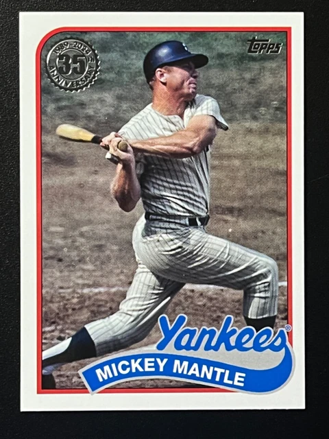 CARTE MICKEY MANTLE 1961 Topps World Series #307 mauvais état Yankees CARTE MICKEY MANTLE 1961 Topps World Series #307 mauvais état Yankees