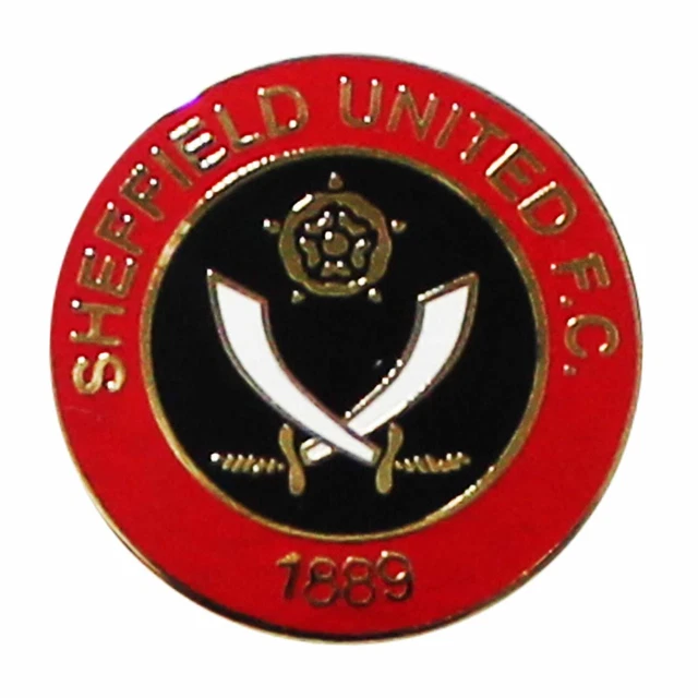 Pin's Ancien Sheffield United FC – Football Anglais, Vintage, Lames Britanniques