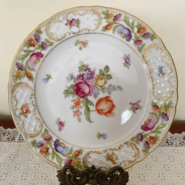 Schumann Bavaria U.S. Zone Empress Dresden Dessert / Salad Plate 8 1/2”