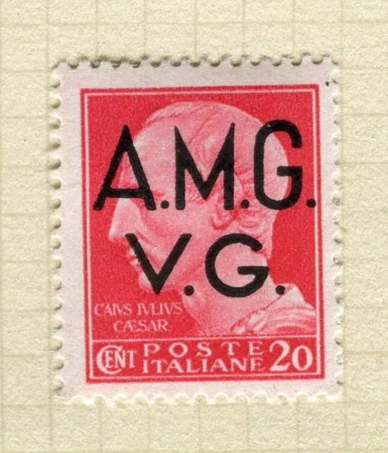 ITALY VENEZIA GIULIA; 1940s early AMG VG Optd. issue Mint hinged 20c. value