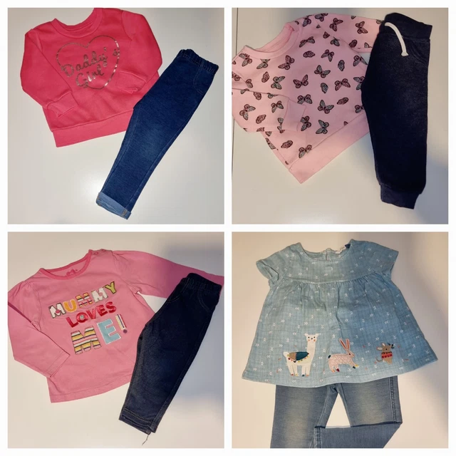 #5 Bundle Of Baby Girls Clothes Age 18-24 Months 34 Items 3