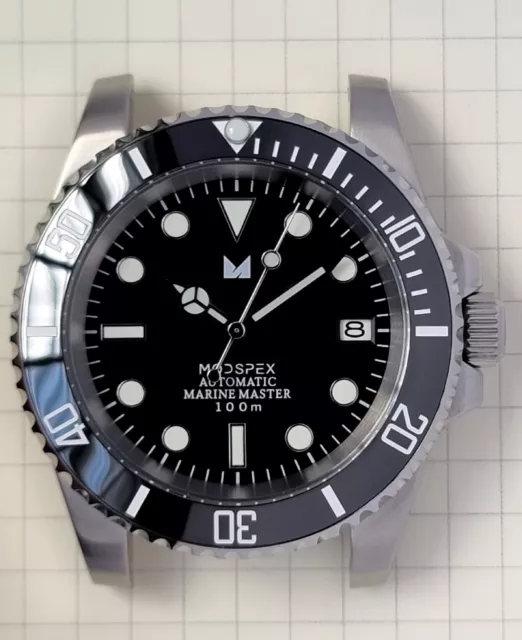 ModSpex Marine Master Seiko NH35 Automatikwerk Taucheruhr 2