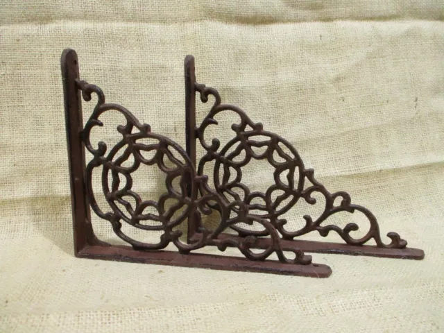 2 Shelf Brackets Spider Shelf Decor Spider Web Shelving Corbels Rustic Braces 2