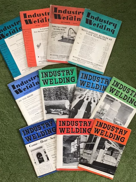 Vintage 1930s Welding Magazines Paper Books (11)