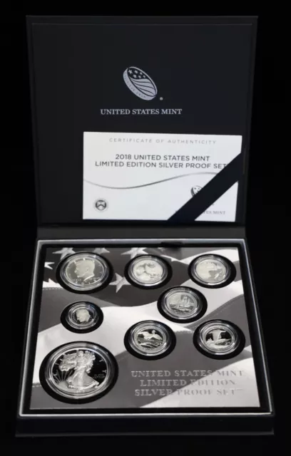 2018 U.S. Mint Limited Edition Silver Proof Set American Eagle Collection in OPG