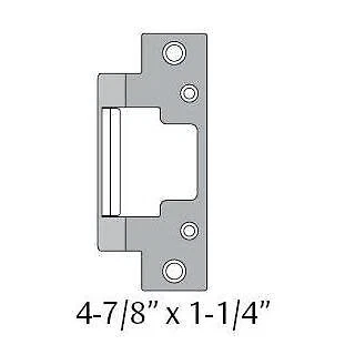 HES 801E Faceplate for HES 8000 and 8300 Series Electric Strikes - Stainless