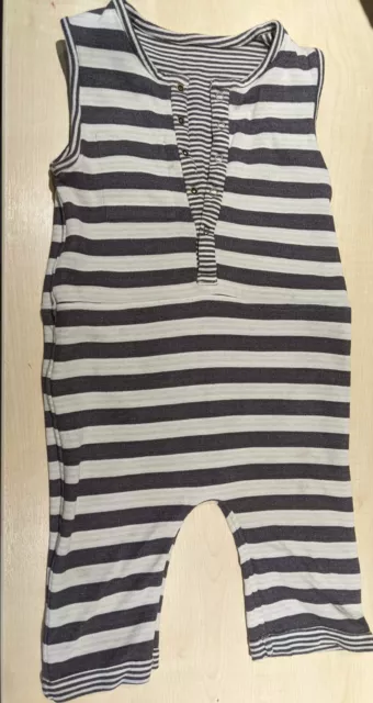 Turtledove London Dungarees 5-6 Years Stripey Reversable