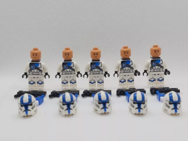 Lego Star Wars 5x 501st Trooper Heavy Trooper Aus Set 75345 Neu 2