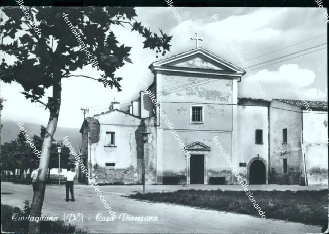 ci558 cartolina civitaquana casa diocesana provincia di pescara abruzzo