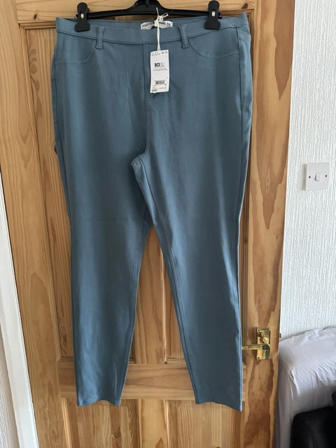 PLUS SIZE NEW Next Jersey Denim Soft White Leggings Size 22R £8.99 -  PicClick UK