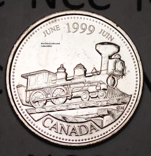 Canada 1999 June 25 cents UNC Millenium Series Canadian Quarter