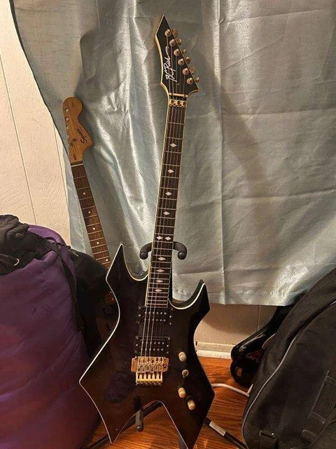BC RICH BLACK warlock electric guitar $400.00 - PicClick