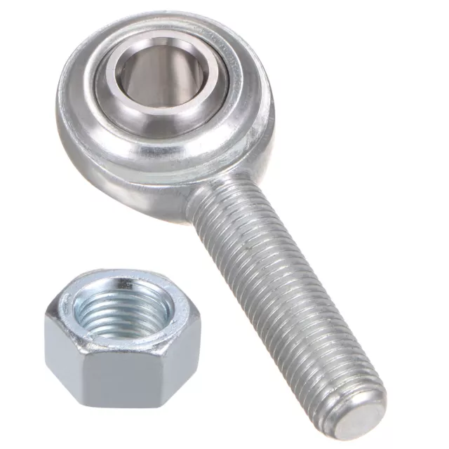 ECM6 3/8" Rod End Bearing 3/8"-24 UNF Male Right Hand Thread, Cast Iron Rod End