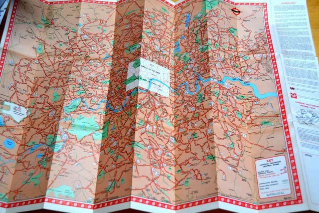 CENTRAL BUSES, MAP and List of Routes, 1967, , Very Good Book EUR 12,24 ...