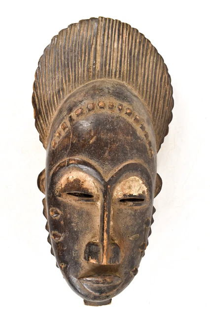 Yaure Mask with Serrated Beard Cote D'Ivoire African Art